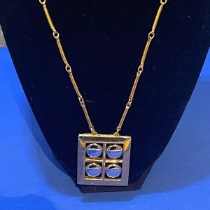 Vintage Square Pendant necklace